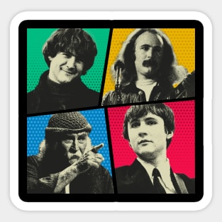 David Crosby Comics Sticker